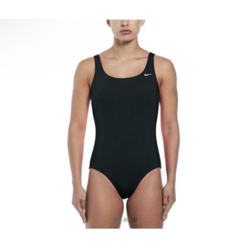 NWT NIKE Women's S Essential U-back One-piece Swimsuit Women's Swimsuit Black